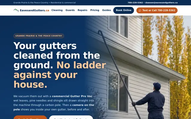 EavesAndGutters.ca home page