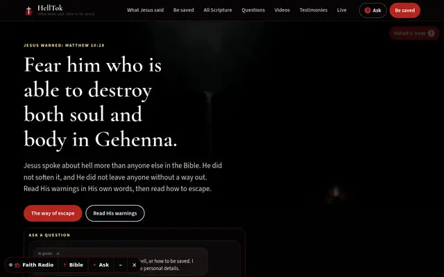 HellTok home page