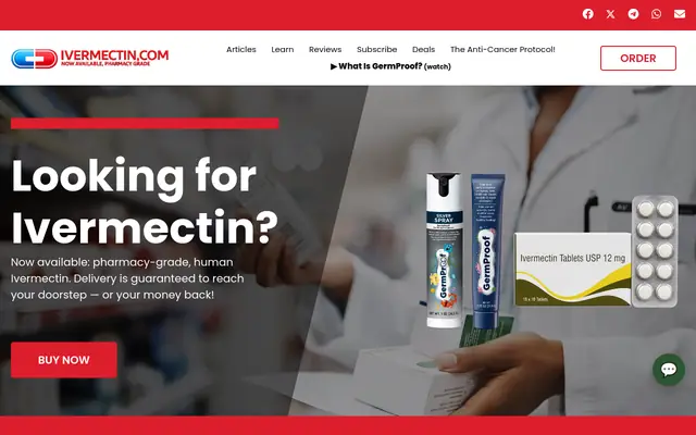 Ivermectin.com home page