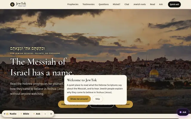 JewTok home page