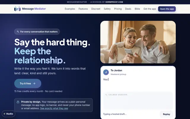 MessageMediator home page
